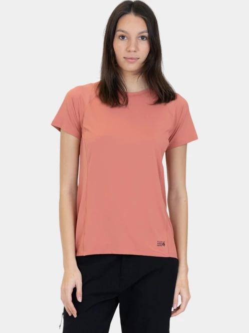 tricou pentru sport, cu maneci scurte pt. femei Mountain Hardwear Crater Lake Short Sleeve rosu 2