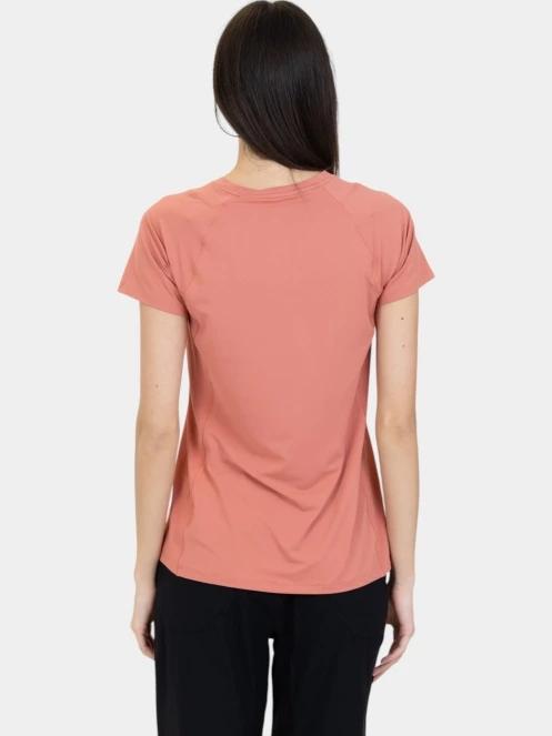 tricou pentru sport, cu maneci scurte pt. femei Mountain Hardwear Crater Lake Short Sleeve rosu 4