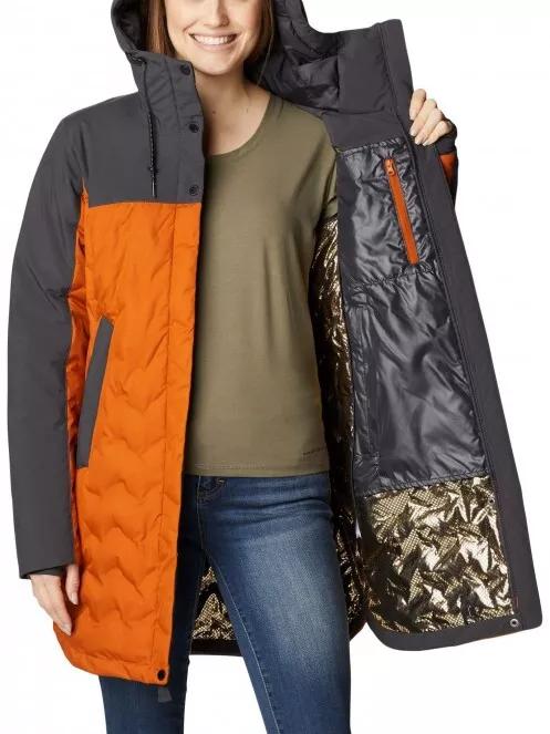 jacheta de puf pt. femei Columbia Mountain Croo II Mid Down Jacket gri 5