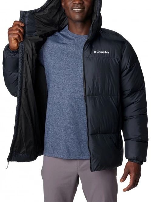 jacheta de iarna pt. barbati Columbia Puffect Hooded Jacket negru 6