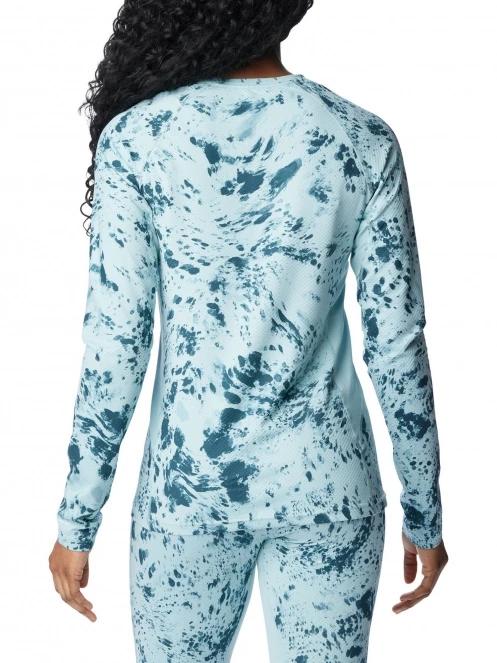 top lenjerie de corp pt. femei Columbia W Omni-Heat Infinity Knit Long Sleeve Crew albastru 4