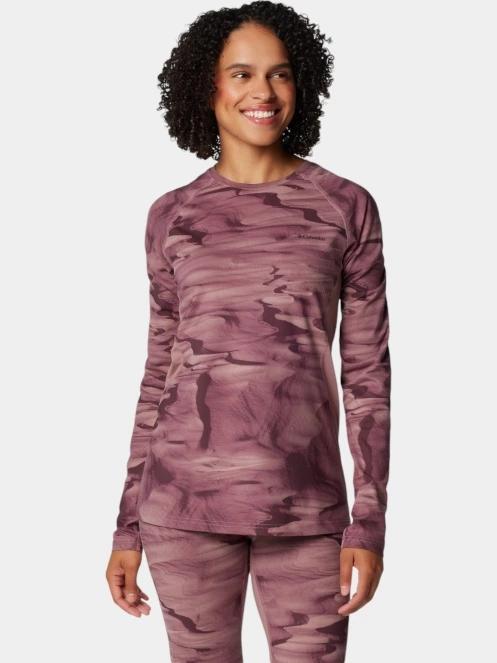 top lenjerie de corp pt. femei Columbia Omni-Heat Infinity Knit LS Crew violet 2