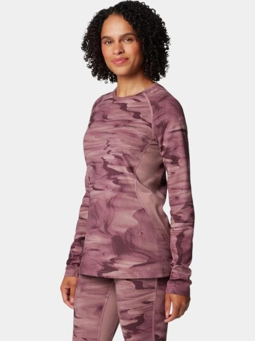top lenjerie de corp pt. femei Columbia Omni-Heat Infinity Knit LS Crew violet 3