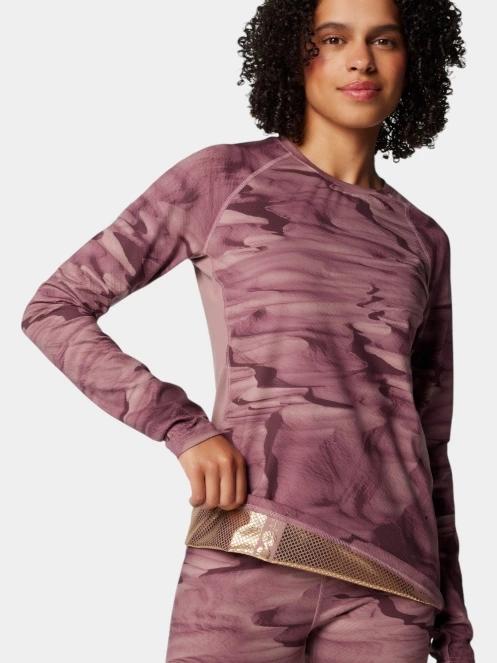 top lenjerie de corp pt. femei Columbia Omni-Heat Infinity Knit LS Crew violet 6