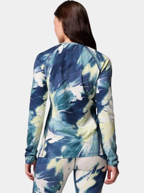 top lenjerie de corp pt. femei Columbia Omni-Heat Infinity Knit Long Sleeve Crew albastru 4