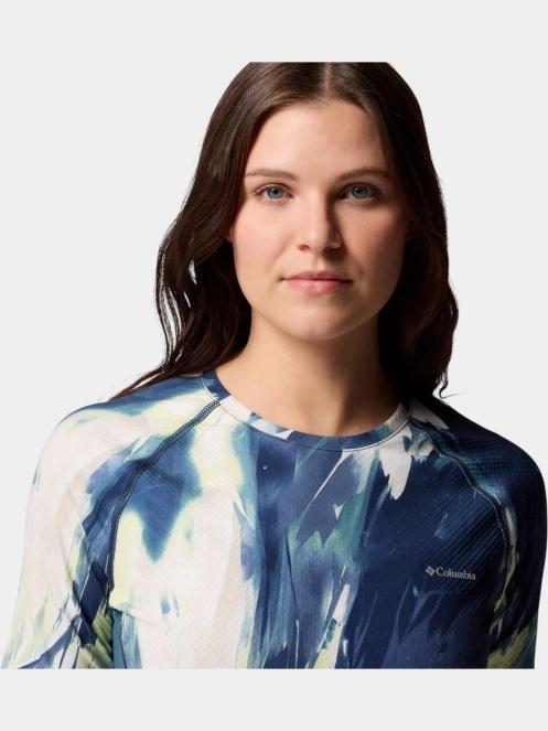 top lenjerie de corp pt. femei Columbia Omni-Heat Infinity Knit Long Sleeve Crew albastru 6