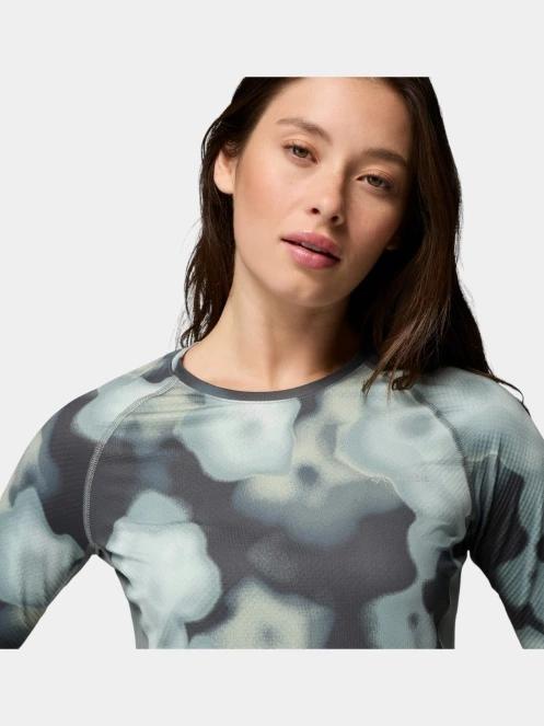 top lenjerie de corp pt. femei Columbia Omni-Heat Infinity Knit Long Sleeve Crew verde inchis 6