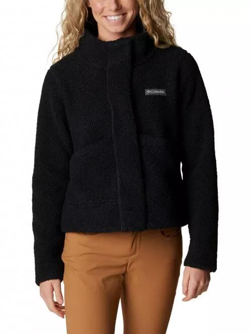 jacheta de strada pt. femei Columbia Panorama Snap Fleece Jacket negru 2