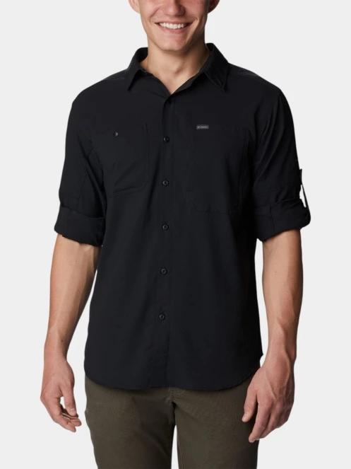 camasa de drumetie cu maneci lungi pt. barbati Columbia Silver Ridge Utility Lite Long Sleeve Shirt negru 5