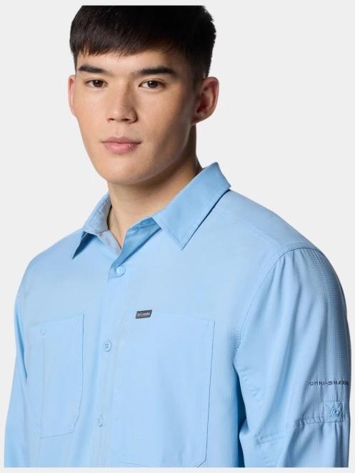 camasa de drumetie cu maneci lungi pt. barbati Columbia Silver Ridge Utility Lite Long Sleeve Shirt albastru 6