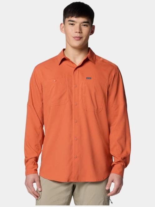 camasa de drumetie cu maneci lungi pt. barbati Columbia Silver Ridge Utility Lite Long Sleeve Shirt rosu 2
