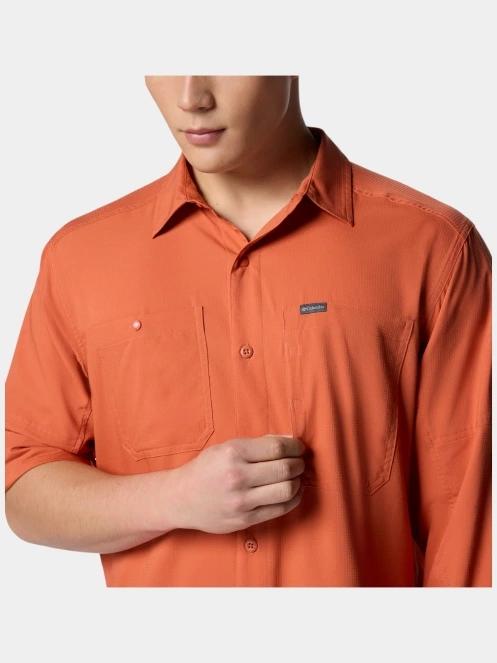 camasa de drumetie cu maneci lungi pt. barbati Columbia Silver Ridge Utility Lite Long Sleeve Shirt rosu 8