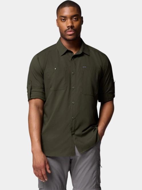 camasa de drumetie cu maneci lungi pt. barbati Columbia Silver Ridge Utility Lite Long Sleeve Shirt verde 5
