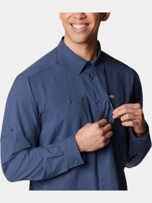 camasa de drumetie cu maneci lungi pt. barbati Columbia Silver Ridge Utility Lite Long Sleeve Shirt albastru 6