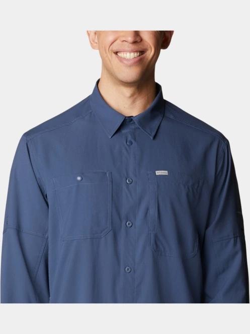 camasa de drumetie cu maneci lungi pt. barbati Columbia Silver Ridge Utility Lite Long Sleeve Shirt albastru 7