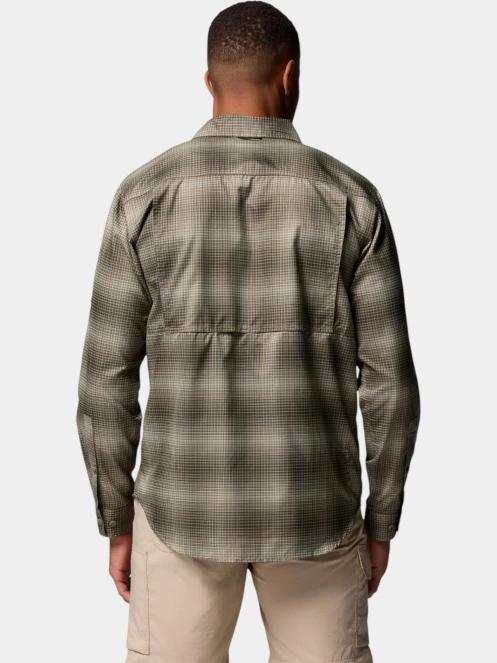 camasa de drumetie cu maneci lungi pt. barbati Columbia Silver Ridge Utility Lite Plaid Long Sleeve Shirt verde 4