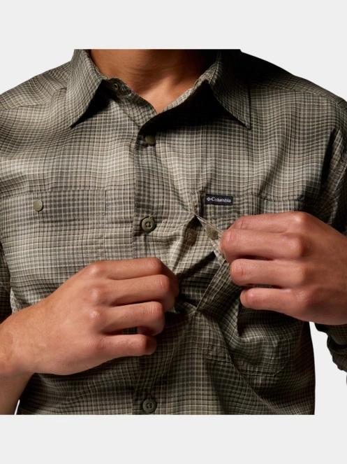 camasa de drumetie cu maneci lungi pt. barbati Columbia Silver Ridge Utility Lite Plaid Long Sleeve Shirt verde 8