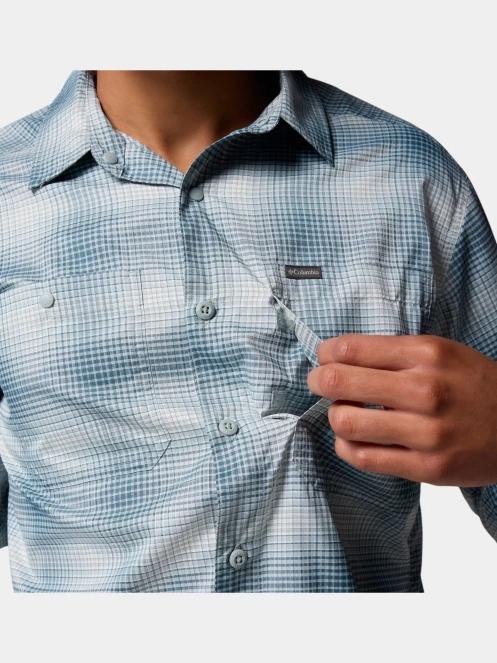 camasa de drumetie cu maneci lungi pt. barbati Columbia Silver Ridge Utility Lite Plaid Long Sleeve Shirt albastru 7