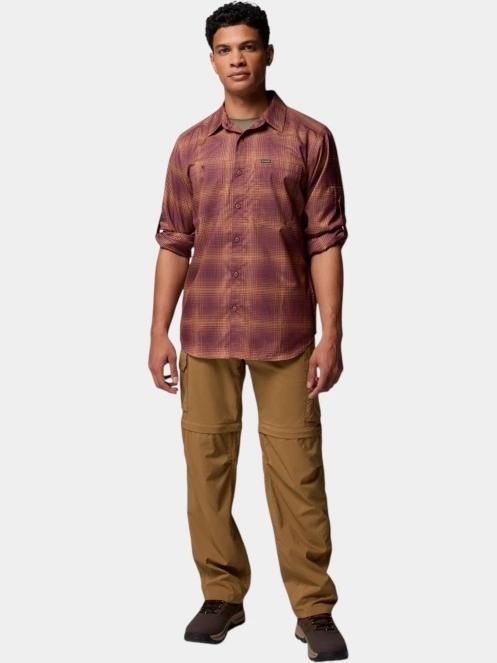 camasa de drumetie cu maneci lungi pt. barbati Columbia Silver Ridge Utility Lite Plaid Long Sleeve Shirt rosu 6