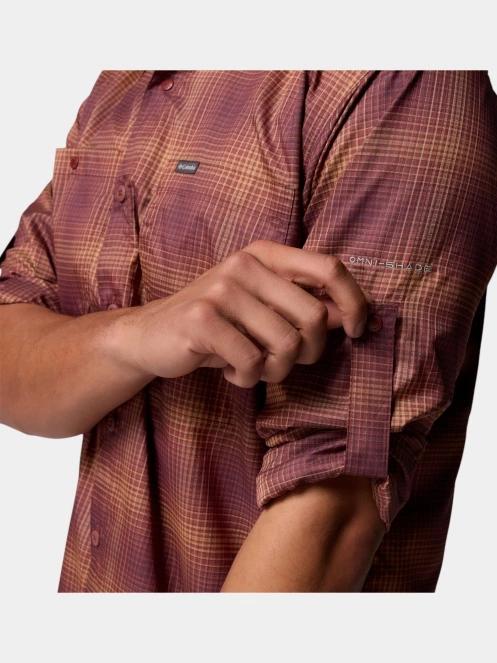 camasa de drumetie cu maneci lungi pt. barbati Columbia Silver Ridge Utility Lite Plaid Long Sleeve Shirt rosu 7