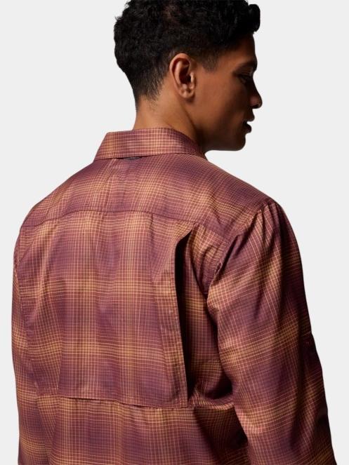 camasa de drumetie cu maneci lungi pt. barbati Columbia Silver Ridge Utility Lite Plaid Long Sleeve Shirt rosu 10