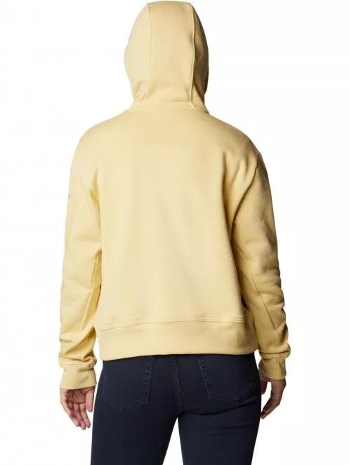 pulover cu gluga pt. femei Columbia Columbia Lodge Hoodie galben 3