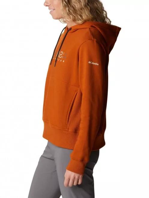 pulover cu gluga pt. femei Columbia Columbia Lodge Hoodie portocaliu 4