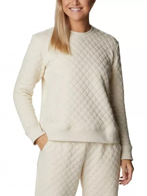 pulover pt. femei Columbia Columbia Lodge Quilted Crew nisip 2