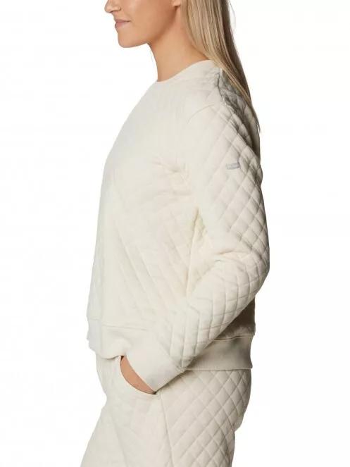 pulover pt. femei Columbia Columbia Lodge Quilted Crew nisip 4