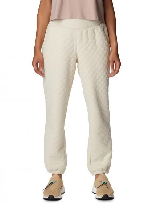 pantaloni de trening pt. femei Columbia Columbia Lodge Quilted Jogger nisip 2
