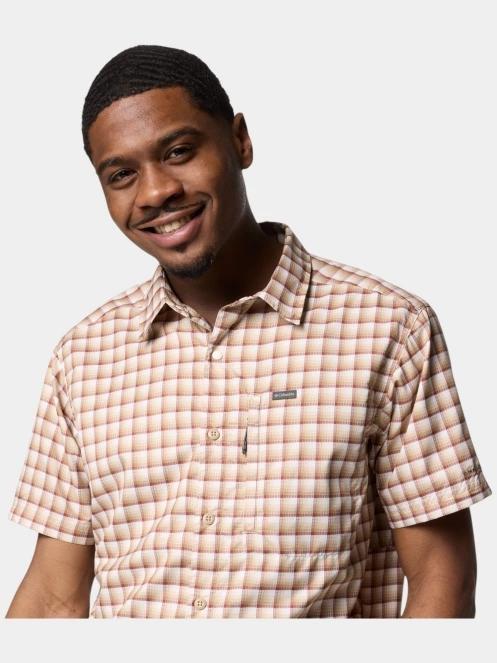 camasa de drumetie cu maneci scurte pt. barbati Columbia Silver Ridge Utility Lite Novelty Short Sleeve Shirt nisip 5
