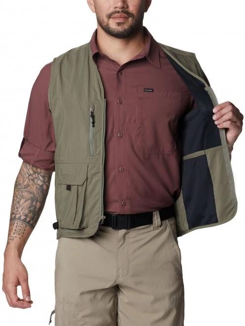 vesta pt. barbati Columbia Silver Ridge Utility Vest verde 5