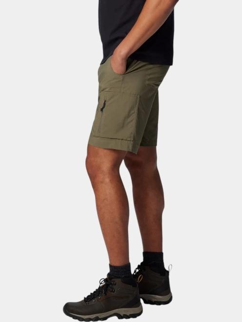 pantaloni scurti pentru drumetii pt. barbati Columbia Silver Ridge Utility Cargo Short verde 3