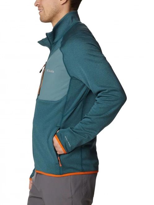 pulover polar pt. barbati Columbia Triple Canyon Full Zip verde 3