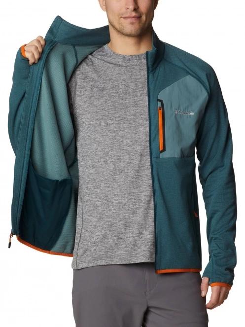 pulover polar pt. barbati Columbia Triple Canyon Full Zip verde 5