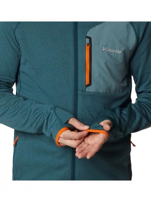 pulover polar pt. barbati Columbia Triple Canyon Full Zip verde 6