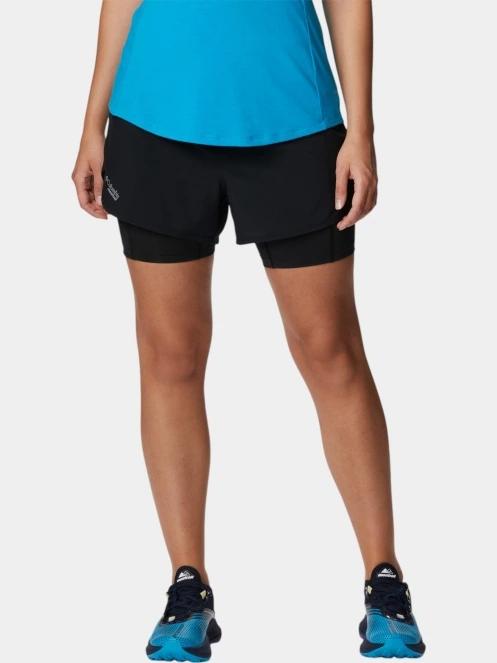 pantaloni scurti pentru sport pt. femei Columbia W Endless Trail 2n1 Short negru 2