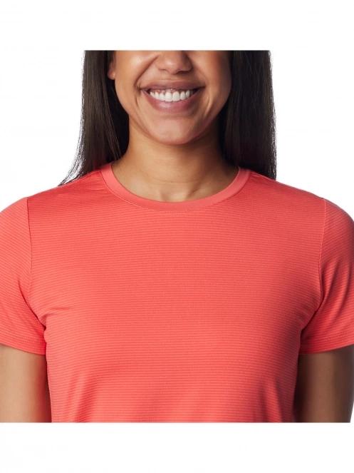 tricou de sport fara maneci pt. femei Columbia Leslie Falls Short Sleeve rosu 6
