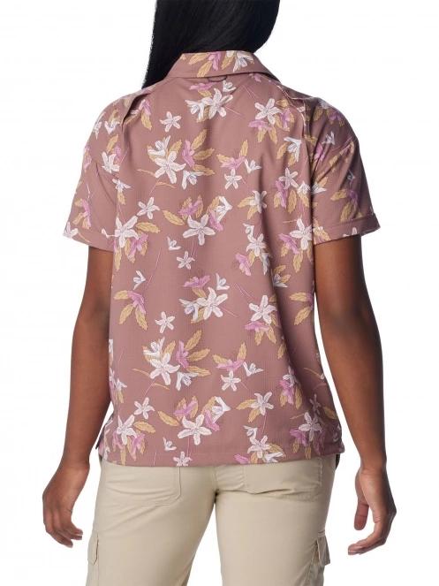 camasa de drumetie cu maneci scurte pt. femei Columbia Silver Ridge Utility Short Sleeve Shirt violet 4