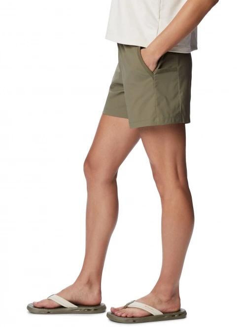 pantaloni scurti pentru drumetii pt. femei Columbia Leslie Falls Short verde 3
