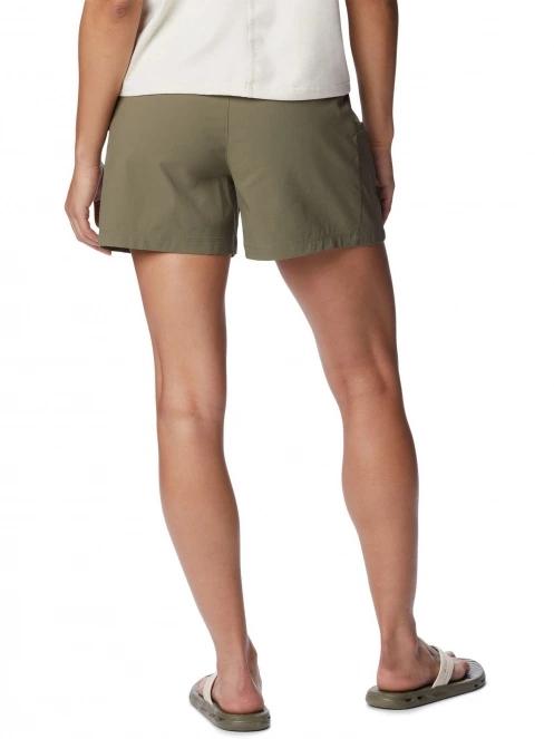 pantaloni scurti pentru drumetii pt. femei Columbia Leslie Falls Short verde 4