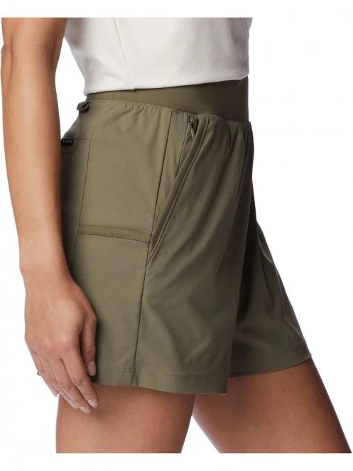 pantaloni scurti pentru drumetii pt. femei Columbia Leslie Falls Short verde 6