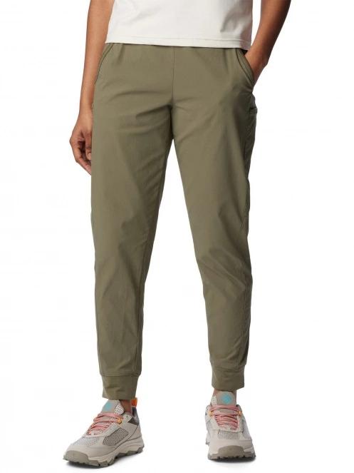 pantaloni de drumetie pt. femei Columbia Leslie Falls Jogger verde 2