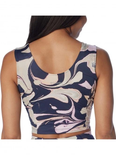 tricou de sport fara maneci pt. femei Columbia Boundless Trek Tank albastru 6