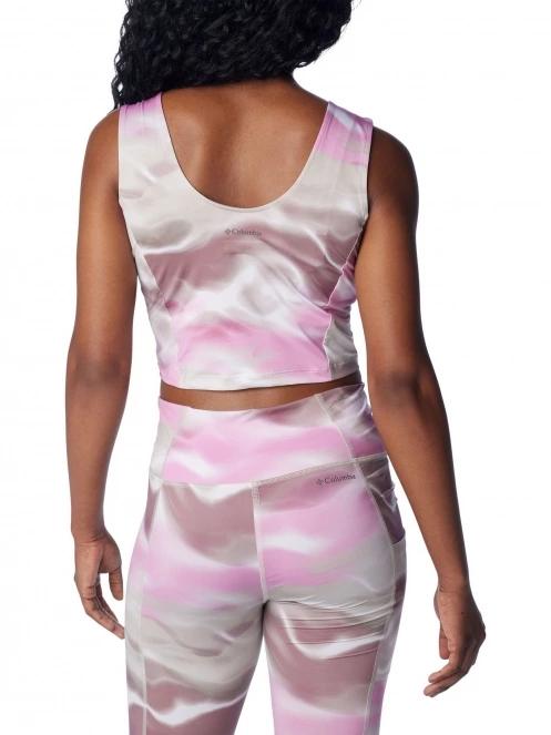 tricou de sport fara maneci pt. femei Columbia Boundless Trek Tank roz 4
