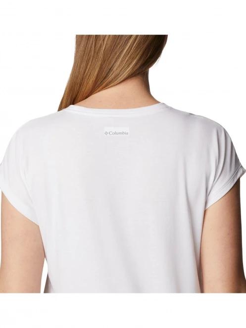 tricou cu maneci scurte pt. femei Columbia Boundless Trek Short Sleeve Tee alb 6