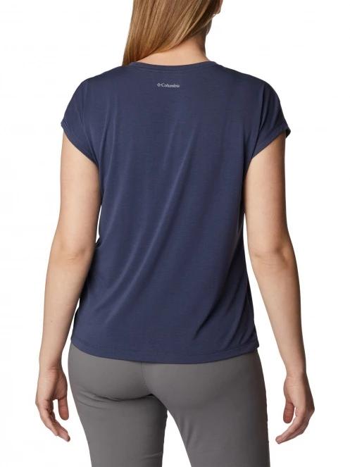 tricou cu maneci scurte pt. femei Columbia Boundless Trek Short Sleeve Tee albastru 4