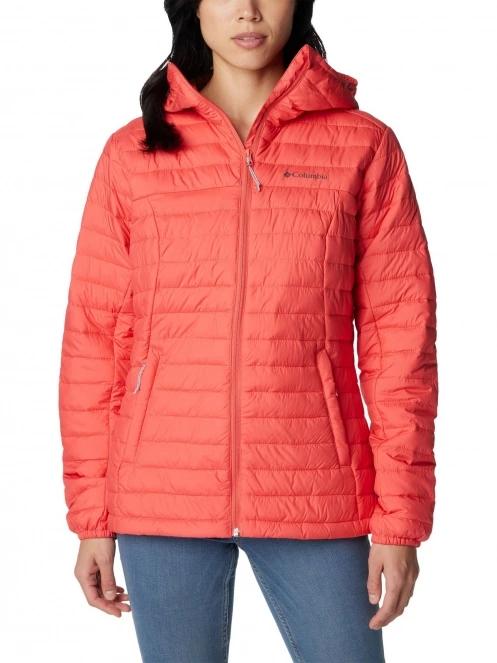 geaca matlasata de tranzitie pt. femei Columbia Silver Falls Hooded Jacket rosu 2