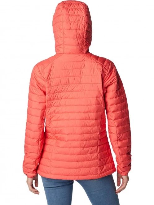 geaca matlasata de tranzitie pt. femei Columbia Silver Falls Hooded Jacket rosu 4