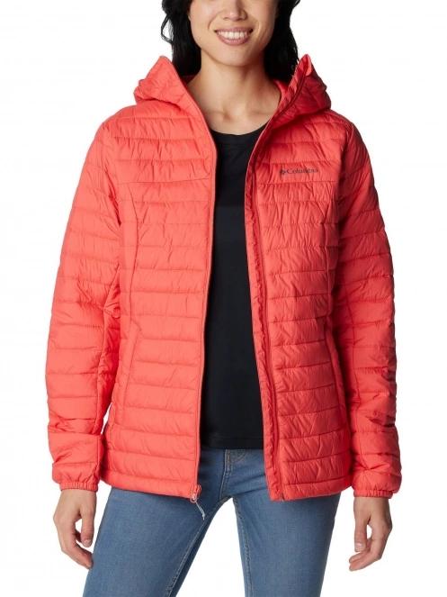 geaca matlasata de tranzitie pt. femei Columbia Silver Falls Hooded Jacket rosu 5